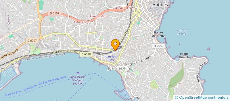 localisation de l'entreprise BRACAVAL PERINO DUROC à ANTIBES