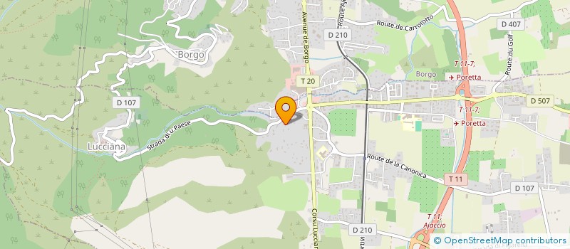 localisation de l'entreprise BRACCI PARTICIPATIONS à LUCCIANA