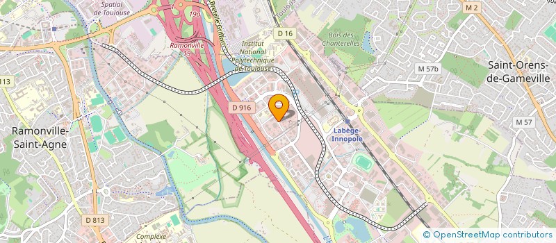 localisation de l'entreprise BRACCIANI&CO  LABEGE