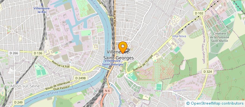 localisation de l'entreprise BRACCINI  VILLENEUVE-SAINT-GEORGES