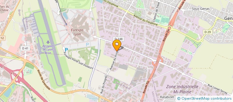 localisation de l'entreprise BRACHEM FRANCE HOLDING SAS  GENAS