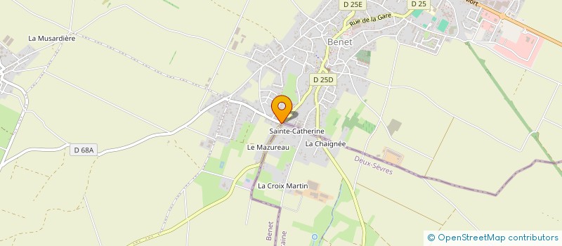 localisation de l'entreprise BRACHET à BENET