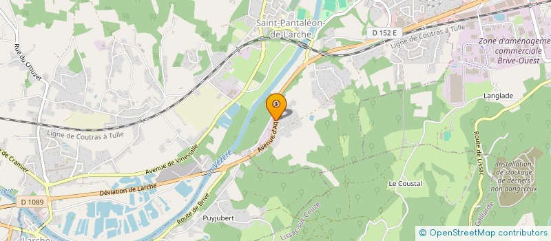 localisation de l'entreprise BRACIA AIRSOFT  SAINT-PANTALEON-DE-LARCHE