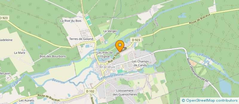 localisation de l'entreprise BRACIEUX FUTSAL  BRACIEUX