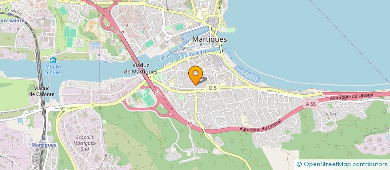 localisation de l'entreprise BRACKERS DE HUGO ET ASSOCIES à MARTIGUES