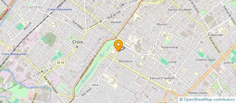 localisation de l'entreprise BRACKET HOUSE  ROUBAIX