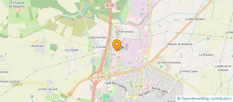 localisation de l'entreprise BRACOUD à BAIN-DE-BRETAGNE