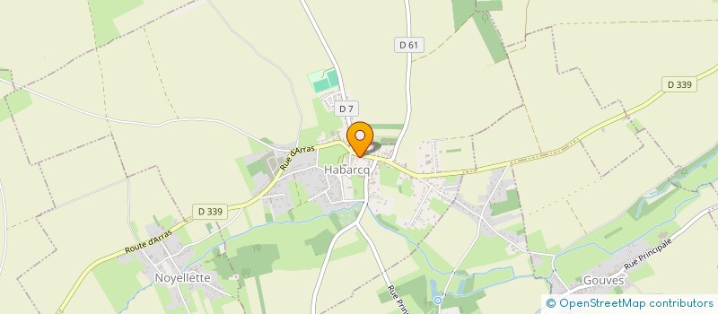 localisation de l'entreprise BRACQ ET FILS à HABARCQ