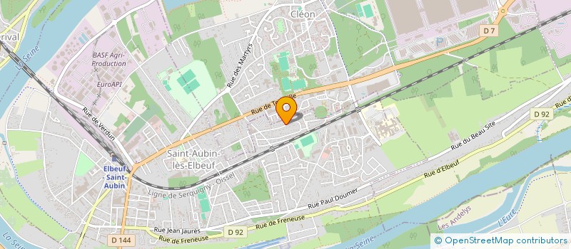 localisation de l'entreprise BRACQUIER INDIVISION  SAINT-AUBIN-LES-ELBEUF