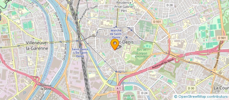 localisation de l'entreprise BRAD à SAINT-DENIS