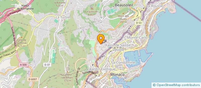 localisation de l'entreprise BRAD  BEAUSOLEIL