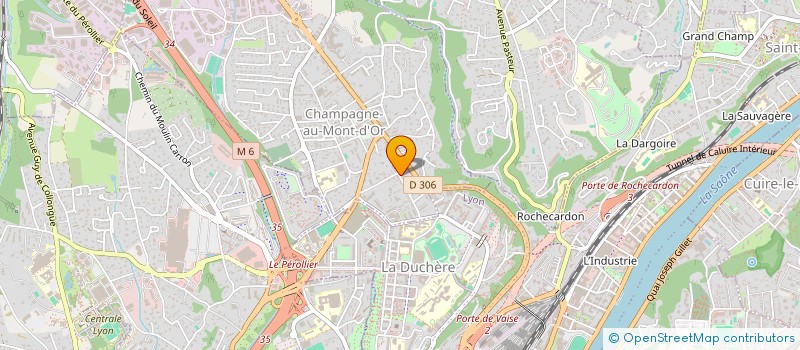 localisation de l'entreprise BRAD  CHAMPAGNE-AU-MONT-D'OR