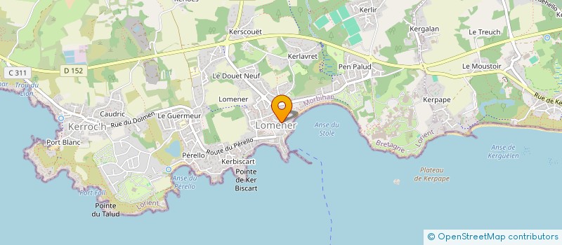 localisation de l'entreprise BRAD DIFFUSION  PLOEMEUR