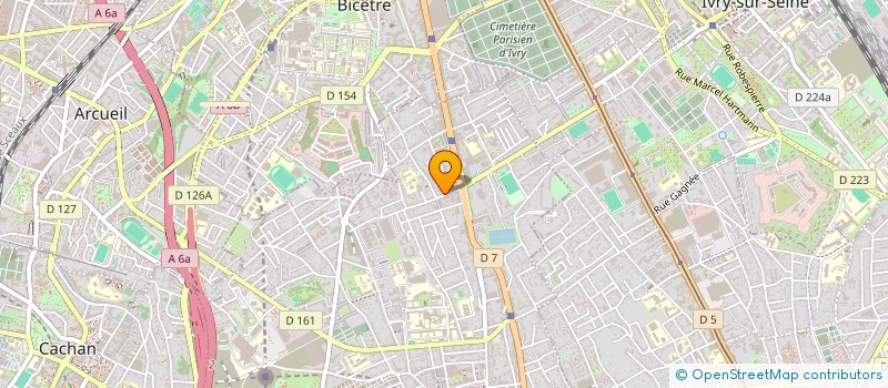 localisation de l'entreprise BRADCO  VILLEJUIF