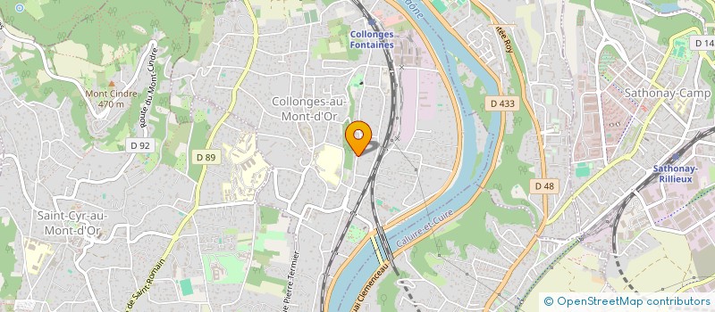 localisation de l'entreprise BRADDARCHE  COLLONGES-AU-MONT-D'OR