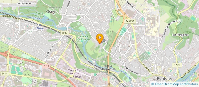 localisation de l'entreprise BRADDI  OSNY