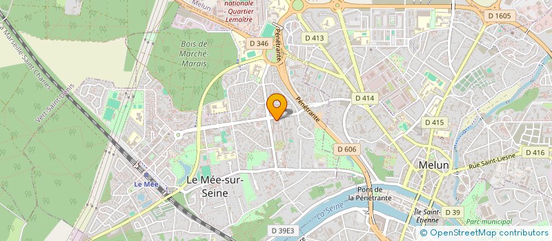 localisation de l'entreprise BRADERIE RAF77 à LE MEE SUR SEINE