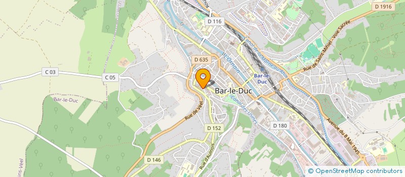 localisation de l'entreprise BRADFER à BAR-LE-DUC