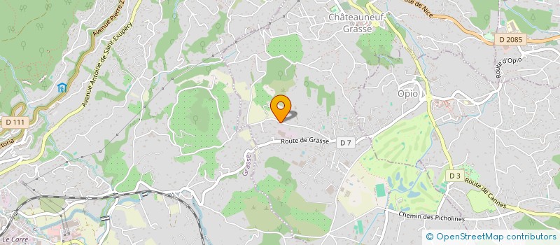 localisation de l'entreprise BRADFORD 88  CHATEAUNEUF-GRASSE