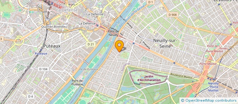 localisation de l'entreprise BRADFORD ENTREPRISES SARL à NEUILLY-SUR-SEINE