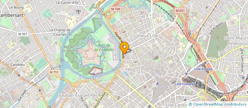localisation de l'entreprise BRADFORD ET CONDRIEU à LILLE