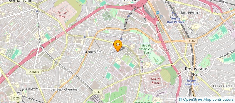 localisation de l'entreprise BRADLEY FORMATION à MONTREUIL
