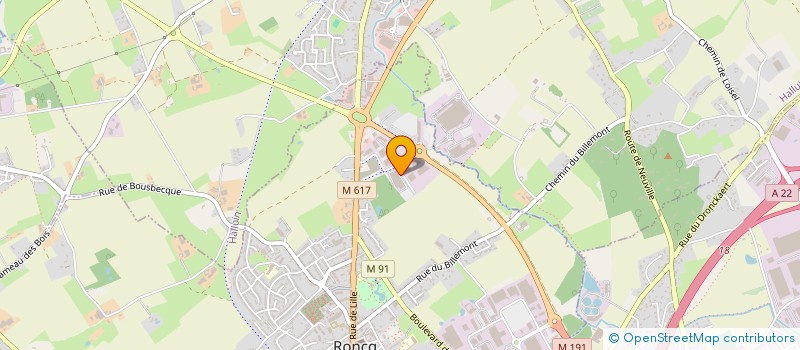 localisation de l'entreprise BRADY GROUPE à RONCQ