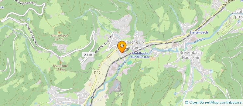 localisation de l'entreprise BRAESCHHAEUSER  MUHLBACH-SUR-MUNSTER