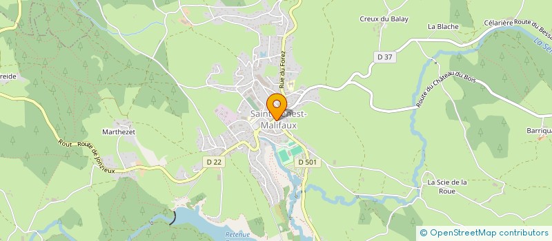 localisation de l'entreprise BRAGA  SAINT-GENEST-MALIFAUX