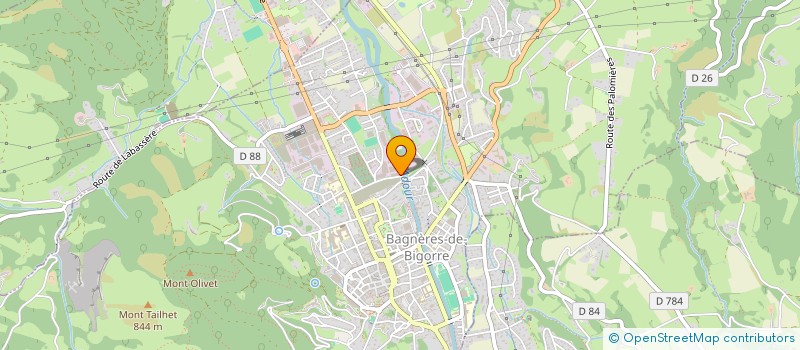 localisation de l'entreprise BRAGA ET CO  BAGNERES-DE-BIGORRE