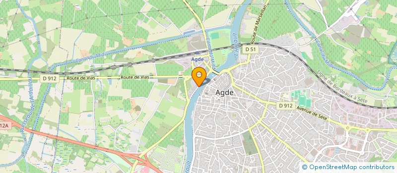 localisation de l'entreprise BRAGA ET FILS à AGDE
