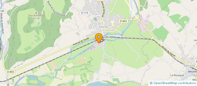 localisation de l'entreprise BRAGA-GARIDEL  VAYRAC