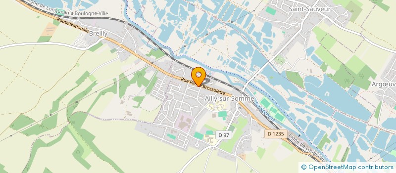 localisation de l'entreprise BRAGA PIZZA  AILLY-SUR-SOMME