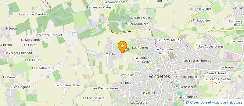 localisation de l'entreprise BRAGANCA à FONDETTES