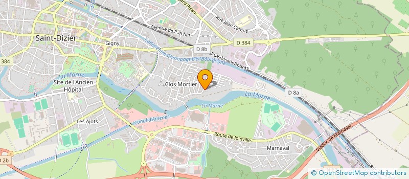 localisation de l'entreprise BRAGARD-EXPRESS à SAINT-DIZIER