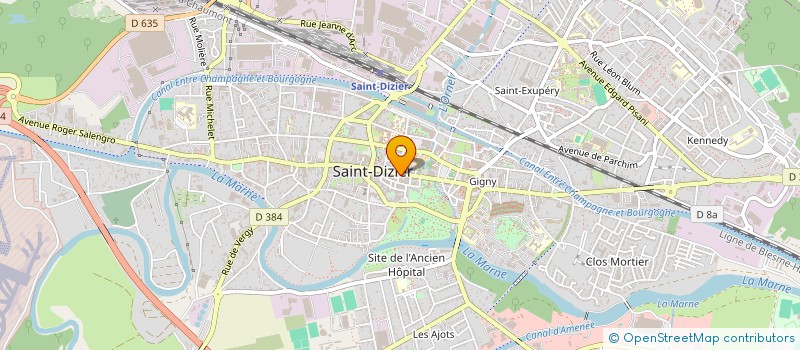 localisation de l'entreprise BRAGARD OPTIQUE à SAINT-DIZIER