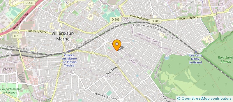 localisation de l'entreprise BRAGATRANS  VILLIERS-SUR-MARNE