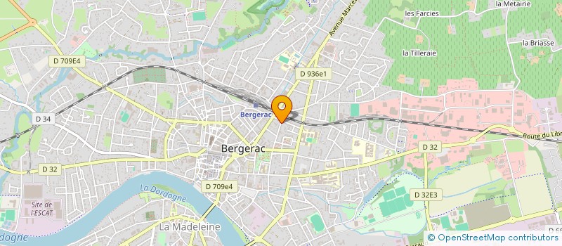 localisation de l'entreprise BRAGEIRAC à BERGERAC