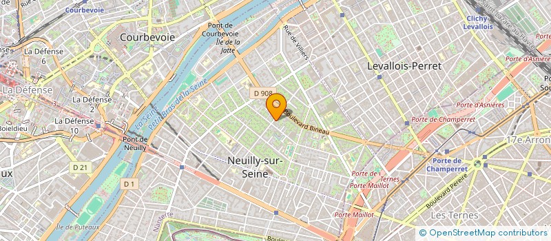 localisation de l'entreprise BRAGG à NEUILLY-SUR-SEINE