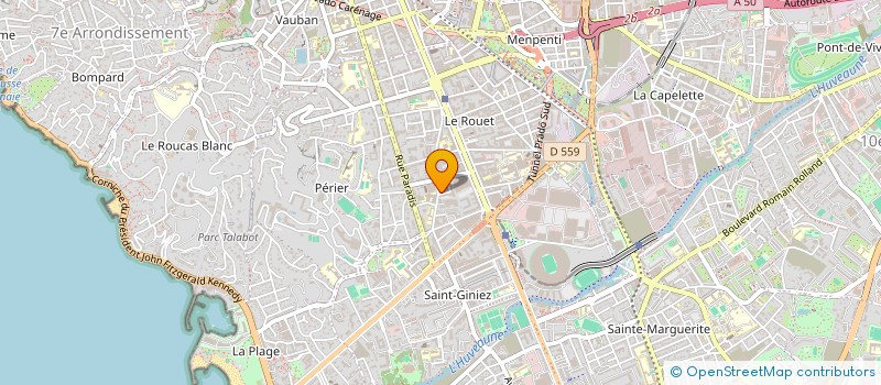 localisation de l'entreprise BRAHA DISTRIBUTION à MARSEILLE