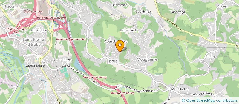 localisation de l'entreprise BRAHBRAH KOLEKTIBOA  MOUGUERRE