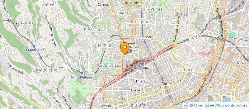 localisation de l'entreprise BRAHEM à NICE