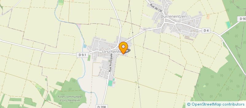 localisation de l'entreprise BRAHIMI  URSCHENHEIM