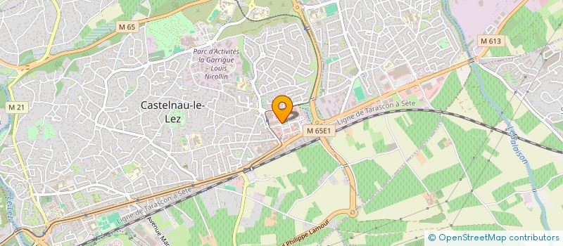 localisation de l'entreprise BRAHMA à CASTELNAU LE LEZ