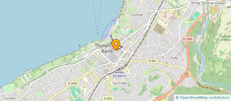 localisation de l'entreprise BRAHMA à THONON-LES-BAINS