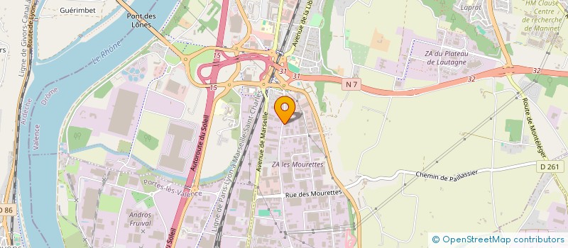 localisation de l'entreprise BRAHMI à VALENCE