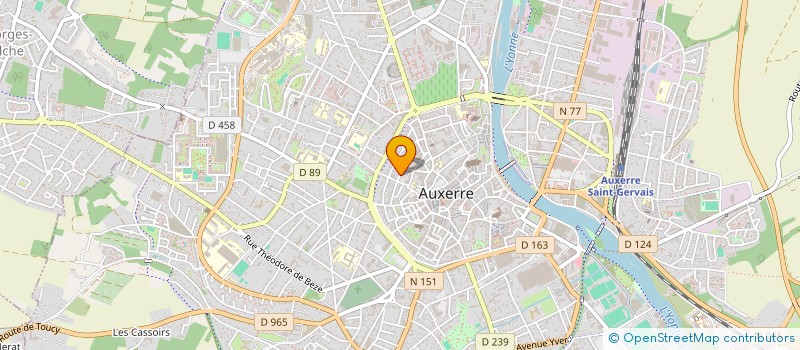 localisation de l'entreprise BRAHYVAN à AUXERRE