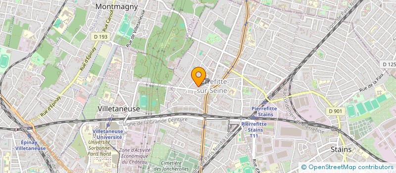 localisation de l'entreprise BRAILLES- EN - PEAU à PIERREFITTE-SUR-SEINE