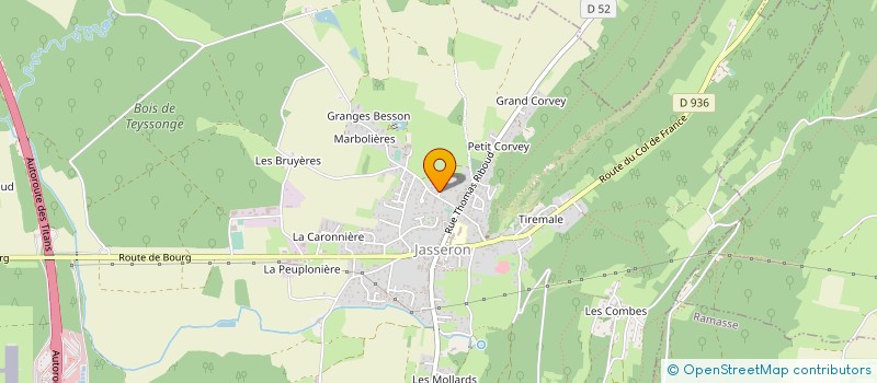 localisation de l'entreprise BRAILLON 2022 à JASSERON