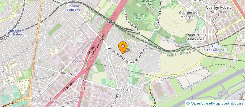 localisation de l'entreprise BRAILLON MPA à WISSOUS